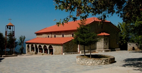 HOLY MONASTERY OF AGIOS NIKOLAOS AND MOSAIC COURTYARD